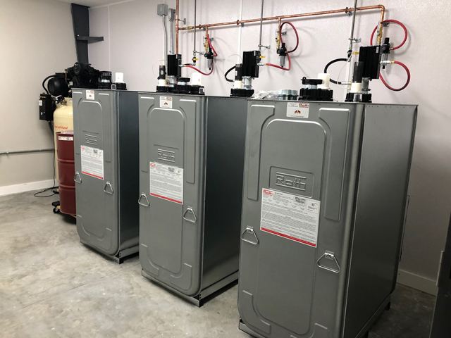 Lubrication equipment install at the new Town of Walpole DPW facility.