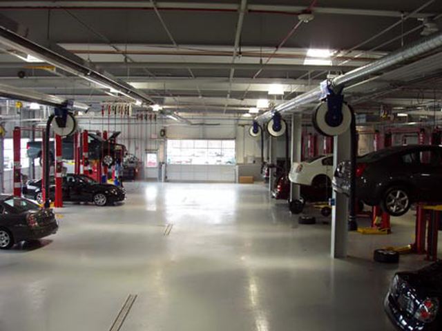 EuroVent Exhaust Evacuation System at Clay Nissan in Norwood, MA