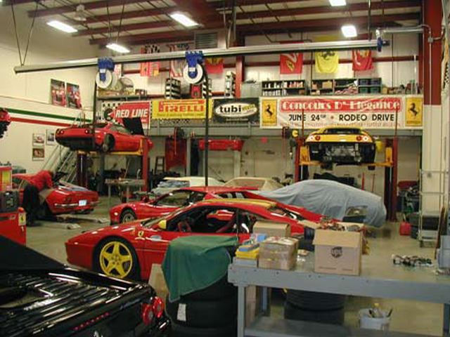 Mohawk Lifts & EuroVent Exhaust Evacuation System, Independent Ferrari Service, South Easton, MA