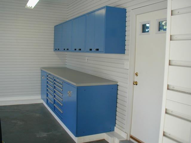 Garage Cabinets & TEC-Tile Flooring
