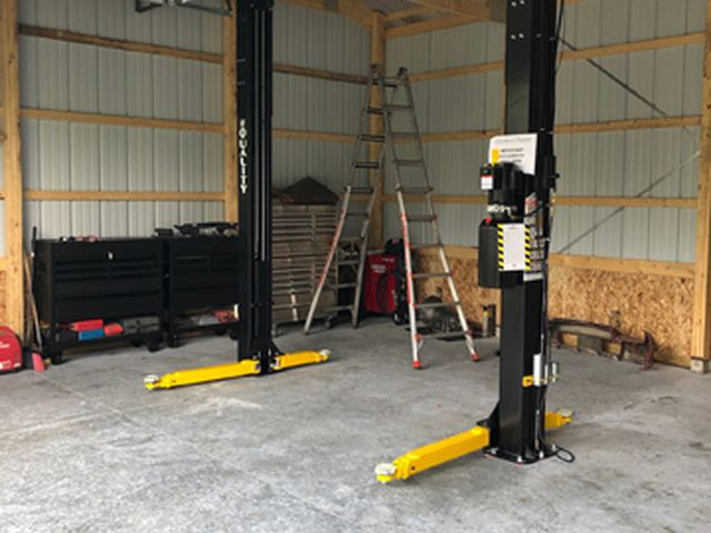 Quality Q10, 10,000 lbs. Capacity install, Rochester, MA